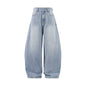 Wide-Leg Palazzo Jeans