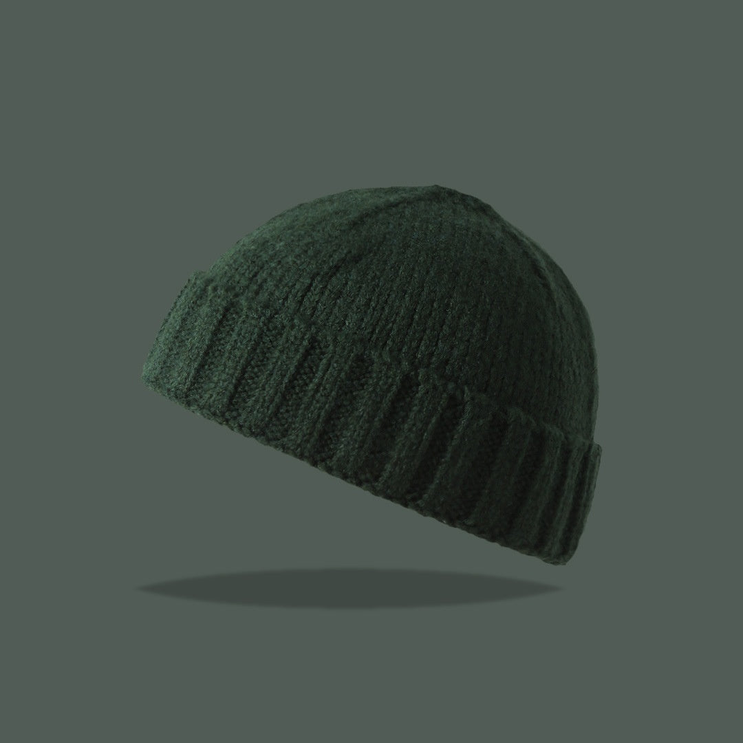 Chunky Knit Fold Beanie
