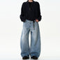 Loose-fitting wide-leg jeans