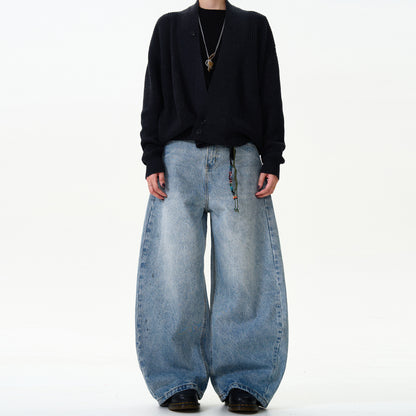 Loose-fitting wide-leg jeans