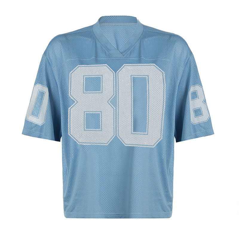 Mesh Varsity Crop Jersey 80