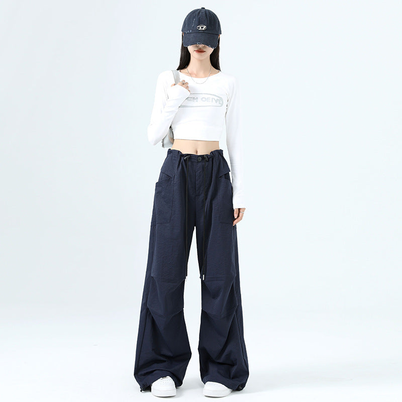 Utility Wide-Leg Cargo Pants