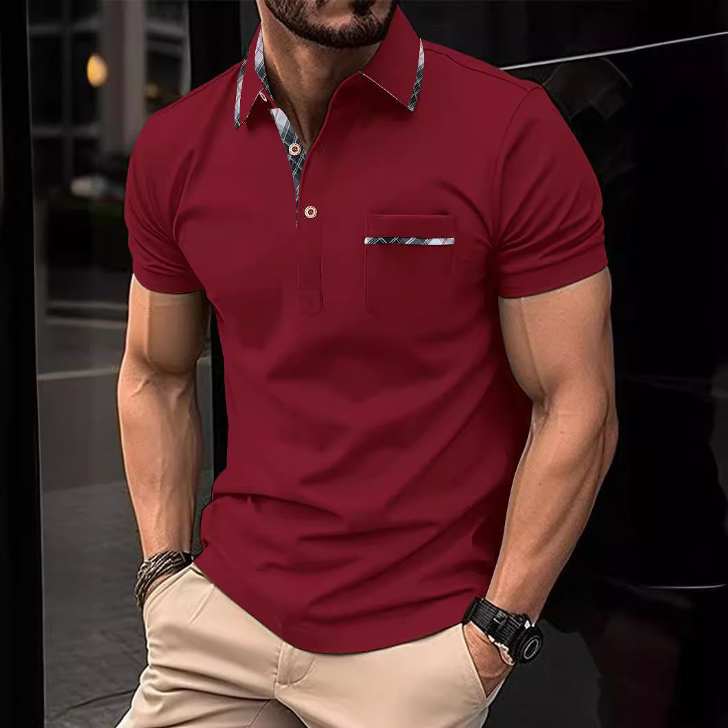 Slim-fit polo shirt with contrast details