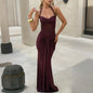 Golden Halter Dress